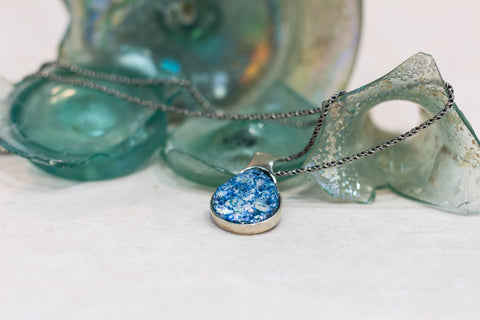 Silver 925 roman glass pendante