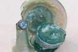 Silver 925 roman glass Ring
