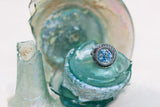 Silver 925 roman glass Ring