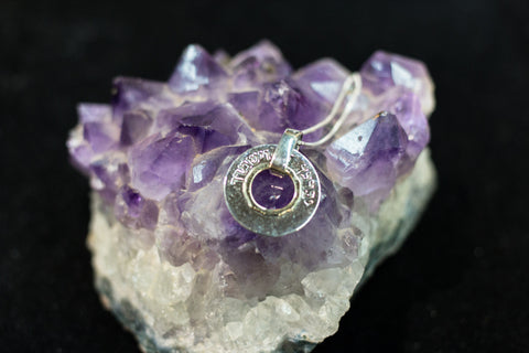 Blessing necklace silver 925 and gold 14k