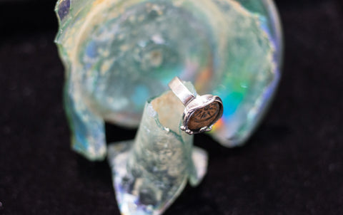 Widdow's mite Silver 925 ring.