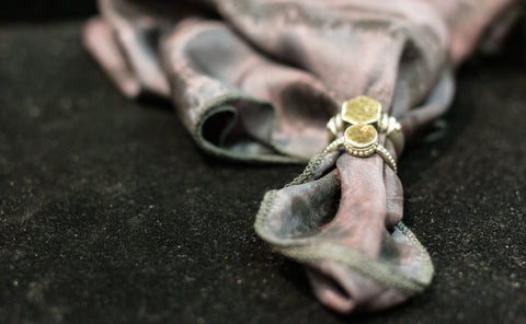 14k Gold and silver 925 ring.